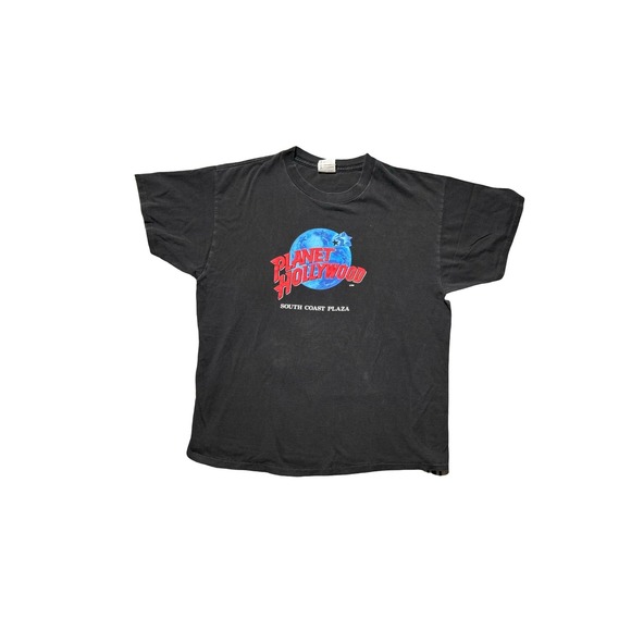 planet hollywood Other - Vintage Planet Hollywood South Coast Plaza T-Shirt XL Black Made in USA 90s